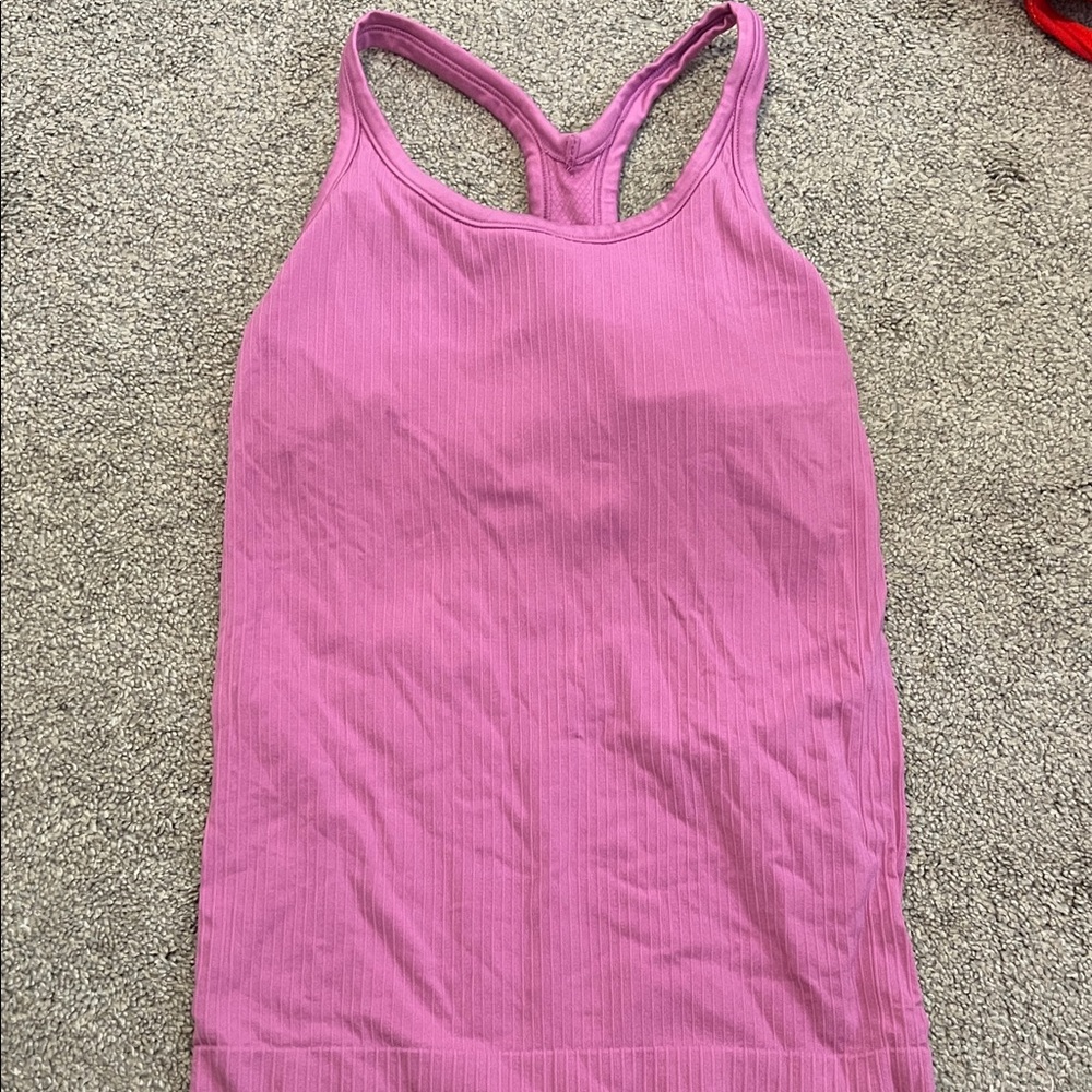 Women's Pink Racerback Tank Top